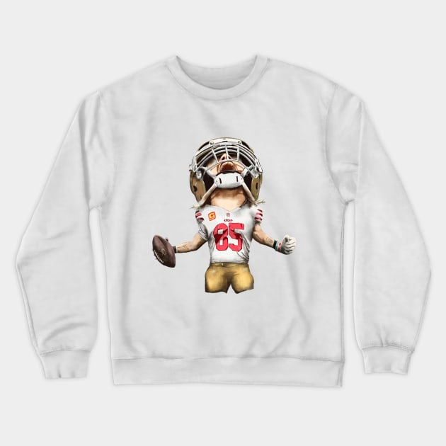 Kittle! Crewneck Sweatshirt by ericjueillustrates